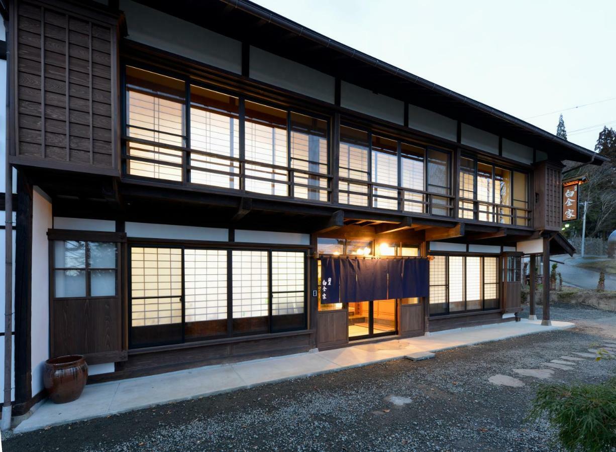 宿屋白金家 Yadoya-Shiroganeya 1日1組限定2名から8名様まで 全館貸切り 伝統的建造物の旅籠宿 Traditional Culture Experience Nagano Exteriör bild